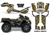 ATV Graphics Kit Decal Wrap For CanAm Outlander XMR 500/800 2006-2012 WIDOW YELLOW BLACK