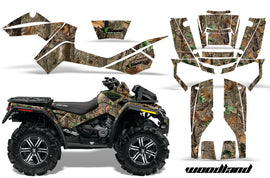 ATV Graphics Kit Decal Wrap For CanAm Outlander XMR 500/800 2006-2012 WOODLAND CAMO-atv motorcycle utv parts accessories gear helmets jackets gloves pantsAll Terrain Depot