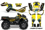 ATV Graphics Kit Decal Wrap For CanAm Outlander XMR 500/800 2006-2012 ZOMBIE YELLOW