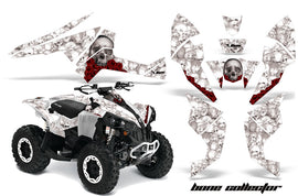 ATV Decal Graphics Kit Quad Wrap For Can-Am Renegade 500 X/R 800X/R 1000 BONES WHITE-atv motorcycle utv parts accessories gear helmets jackets gloves pantsAll Terrain Depot