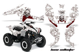 ATV Decal Graphics Kit Quad Wrap For Can-Am Renegade 500 X/R 800X/R 1000 BONES WHITE
