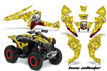 Load image into Gallery viewer, ATV Decal Graphics Kit Quad Wrap For Can-Am Renegade 500 X/R 800X/R 1000 BONES YELLOW-atv motorcycle utv parts accessories gear helmets jackets gloves pantsAll Terrain Depot