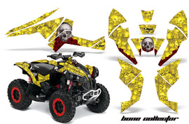 ATV Decal Graphics Kit Quad Wrap For Can-Am Renegade 500 X/R 800X/R 1000 BONES YELLOW-atv motorcycle utv parts accessories gear helmets jackets gloves pantsAll Terrain Depot