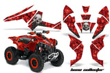 ATV Decal Graphics Kit Quad Wrap For Can-Am Renegade 500 X/R 800X/R 1000 BULLET PROOF RED