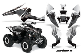 ATV Decal Graphics Kit Quad Wrap For Can-Am Renegade 500 X/R 800X/R 1000 CARBONX BLACK-atv motorcycle utv parts accessories gear helmets jackets gloves pantsAll Terrain Depot