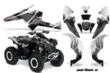 ATV Decal Graphics Kit Quad Wrap For Can-Am Renegade 500 X/R 800X/R 1000 CARBONX BLACK