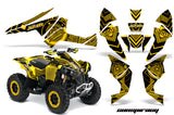 ATV Decal Graphics Kit Quad Wrap For Can-Am Renegade 500 X/R 800X/R 1000 CONSPIRACY YELLOW