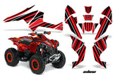 ATV Decal Graphics Kit Quad Wrap For Can-Am Renegade 500 X/R 800X/R 1000 INLINE RED BLACK