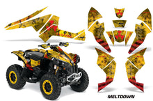 Load image into Gallery viewer, ATV Decal Graphics Kit Quad Wrap For Can-Am Renegade 500 X/R 800X/R 1000 MELTDOWN RED YELLOW-atv motorcycle utv parts accessories gear helmets jackets gloves pantsAll Terrain Depot