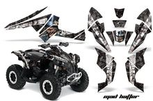 Load image into Gallery viewer, ATV Decal Graphics Kit Quad Wrap For Can-Am Renegade 500 X/R 800X/R 1000 HATTER BLACK WHITE-atv motorcycle utv parts accessories gear helmets jackets gloves pantsAll Terrain Depot