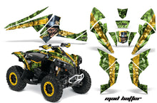 Load image into Gallery viewer, ATV Decal Graphics Kit Quad Wrap For Can-Am Renegade 500 X/R 800X/R 1000 HATTER GREEN YELLOW-atv motorcycle utv parts accessories gear helmets jackets gloves pantsAll Terrain Depot