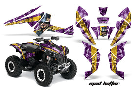 ATV Decal Graphics Kit Quad Wrap For Can-Am Renegade 500 X/R 800X/R 1000 HATTER PINK YELLOW-atv motorcycle utv parts accessories gear helmets jackets gloves pantsAll Terrain Depot