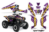 ATV Decal Graphics Kit Quad Wrap For Can-Am Renegade 500 X/R 800X/R 1000 HATTER PINK YELLOW