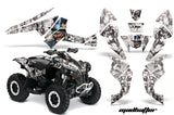 ATV Decal Graphics Kit Quad Wrap For Can-Am Renegade 500 X/R 800X/R 1000 HATTER WHITE