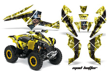 Load image into Gallery viewer, ATV Decal Graphics Kit Quad Wrap For Can-Am Renegade 500 X/R 800X/R 1000 HATTER YELLOW BLACK-atv motorcycle utv parts accessories gear helmets jackets gloves pantsAll Terrain Depot