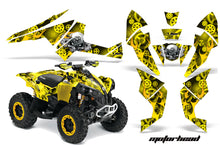Load image into Gallery viewer, ATV Decal Graphics Kit Quad Wrap For Can-Am Renegade 500 X/R 800X/R 1000 MOTORHEAD YELLOW-atv motorcycle utv parts accessories gear helmets jackets gloves pantsAll Terrain Depot