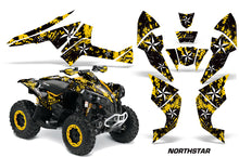 Load image into Gallery viewer, ATV Decal Graphics Kit Quad Wrap For Can-Am Renegade 500 X/R 800X/R 1000 NORTHSTAR YELLOW-atv motorcycle utv parts accessories gear helmets jackets gloves pantsAll Terrain Depot
