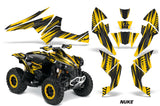 ATV Decal Graphics Kit Quad Wrap For Can-Am Renegade 500 X/R 800X/R 1000 NUKE YELLOW