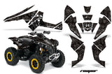 ATV Decal Graphics Kit Quad Wrap For Can-Am Renegade 500 X/R 800X/R 1000 REAPER BLACK