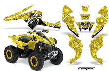 Load image into Gallery viewer, ATV Decal Graphics Kit Quad Wrap For Can-Am Renegade 500 X/R 800X/R 1000 REAPER YELLOW-atv motorcycle utv parts accessories gear helmets jackets gloves pantsAll Terrain Depot