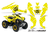 ATV Decal Graphics Kit Quad Wrap For Can-Am Renegade 500 X/R 800X/R 1000 RELOADED BLACK YELLOW