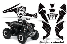 Load image into Gallery viewer, ATV Decal Graphics Kit Quad Wrap For Can-Am Renegade 500 X/R 800X/R 1000 RELOADED WHITE BLACK-atv motorcycle utv parts accessories gear helmets jackets gloves pantsAll Terrain Depot