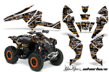 Load image into Gallery viewer, ATV Decal Graphics Kit Quad Wrap For Can-Am Renegade 500 X/R 800X/R 1000 SSSH ORANGE BLACK-atv motorcycle utv parts accessories gear helmets jackets gloves pantsAll Terrain Depot