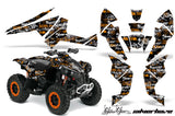 ATV Decal Graphics Kit Quad Wrap For Can-Am Renegade 500 X/R 800X/R 1000 SSSH ORANGE BLACK