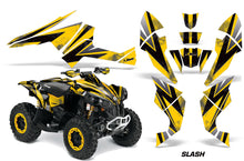 Load image into Gallery viewer, ATV Decal Graphics Kit Quad Wrap For Can-Am Renegade 500 X/R 800X/R 1000 SLASH BLACK YELLOW-atv motorcycle utv parts accessories gear helmets jackets gloves pantsAll Terrain Depot