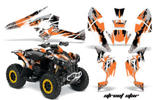 Load image into Gallery viewer, ATV Decal Graphics Kit Quad Wrap For Can-Am Renegade 500 X/R 800X/R 1000 STREET STAR ORANGE-atv motorcycle utv parts accessories gear helmets jackets gloves pantsAll Terrain Depot
