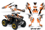 ATV Decal Graphics Kit Quad Wrap For Can-Am Renegade 500 X/R 800X/R 1000 STREET STAR ORANGE