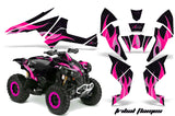 ATV Decal Graphics Kit Quad Wrap For Can-Am Renegade 500 X/R 800X/R 1000 TRIBAL PINK BLACK