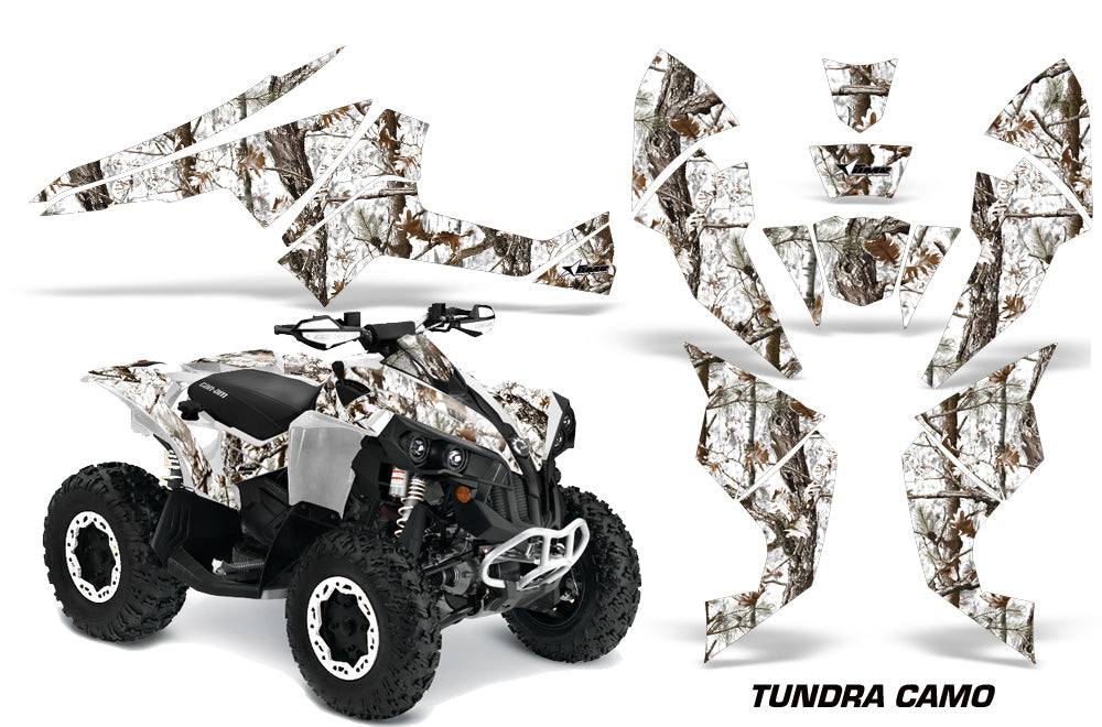 ATV Decal Graphics Kit Quad Wrap For Can-Am Renegade 500 X/R 800X/R 1000 TUNDRA CAMO-atv motorcycle utv parts accessories gear helmets jackets gloves pantsAll Terrain Depot