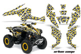 ATV Decal Graphics Kit Quad Wrap For Can-Am Renegade 500 X/R 800X/R 1000 URBAN CAMO YELLOW