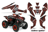 ATV Decal Graphics Kit Quad Wrap For Can-Am Renegade 500 X/R 800X/R 1000 WIDOW RED BLACK