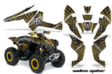 ATV Decal Graphics Kit Quad Wrap For Can-Am Renegade 500 X/R 800X/R 1000 WIDOW YELLOW BLACK