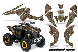 ATV Decal Graphics Kit Quad Wrap For Can-Am Renegade 500 X/R 800X/R 1000 WOODLAND CAMO-atv motorcycle utv parts accessories gear helmets jackets gloves pantsAll Terrain Depot
