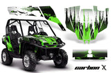 UTV Graphics Kit SXS Decal Sticker Wrap For Can-Am Commander 800 1000 CARBONX LIME