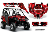 UTV Graphics Kit SXS Decal Sticker Wrap For Can-Am Commander 800 1000 CONSPIRACY RED