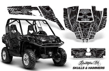 Load image into Gallery viewer, UTV Graphics Kit SXS Decal Sticker Wrap For Can-Am Commander 800 1000 HISH SILVER-atv motorcycle utv parts accessories gear helmets jackets gloves pantsAll Terrain Depot