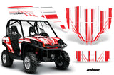 UTV Graphics Kit SXS Decal Sticker Wrap For Can-Am Commander 800 1000 INLINE RED WHITE