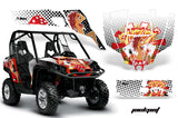 UTV Graphics Kit SXS Decal Sticker Wrap For Can-Am Commander 800 1000 JACKPOT WHITE