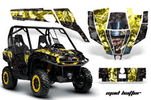 Load image into Gallery viewer, UTV Graphics Kit SXS Decal Sticker Wrap For Can-Am Commander 800 1000 HATTER BLACK YELLOW-atv motorcycle utv parts accessories gear helmets jackets gloves pantsAll Terrain Depot