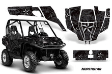 Load image into Gallery viewer, UTV Graphics Kit SXS Decal Sticker Wrap For Can-Am Commander 800 1000 NORTHSTAR SILVER BLACK-atv motorcycle utv parts accessories gear helmets jackets gloves pantsAll Terrain Depot