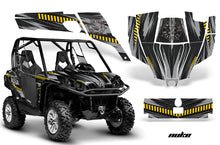 Load image into Gallery viewer, UTV Graphics Kit SXS Decal Sticker Wrap For Can-Am Commander 800 1000 NUKE YELLOW BLACK-atv motorcycle utv parts accessories gear helmets jackets gloves pantsAll Terrain Depot