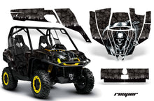 Load image into Gallery viewer, UTV Graphics Kit SXS Decal Sticker Wrap For Can-Am Commander 800 1000 REAPER BLACK-atv motorcycle utv parts accessories gear helmets jackets gloves pantsAll Terrain Depot
