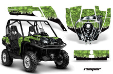 Load image into Gallery viewer, UTV Graphics Kit SXS Decal Sticker Wrap For Can-Am Commander 800 1000 REAPER GREEN-atv motorcycle utv parts accessories gear helmets jackets gloves pantsAll Terrain Depot
