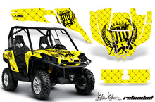 Load image into Gallery viewer, UTV Graphics Kit SXS Decal Sticker Wrap For Can-Am Commander 800 1000 RELOADED BLACK YELLOW-atv motorcycle utv parts accessories gear helmets jackets gloves pantsAll Terrain Depot