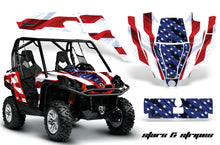 Load image into Gallery viewer, UTV Graphics Kit SXS Decal Sticker Wrap For Can-Am Commander 800 1000 USA FLAG-atv motorcycle utv parts accessories gear helmets jackets gloves pantsAll Terrain Depot