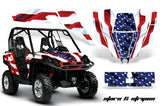 UTV Graphics Kit SXS Decal Sticker Wrap For Can-Am Commander 800 1000 USA FLAG